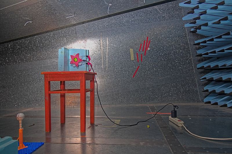 Setup for radiated emission - Fl0w3r in the TU Dresden’s large GTEM Cell